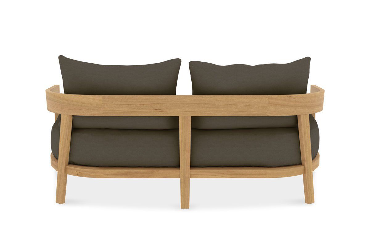 The Windsor Teak Outdoor Lounge Sofa Rear View