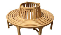 Small Circular Teak Tree Bench