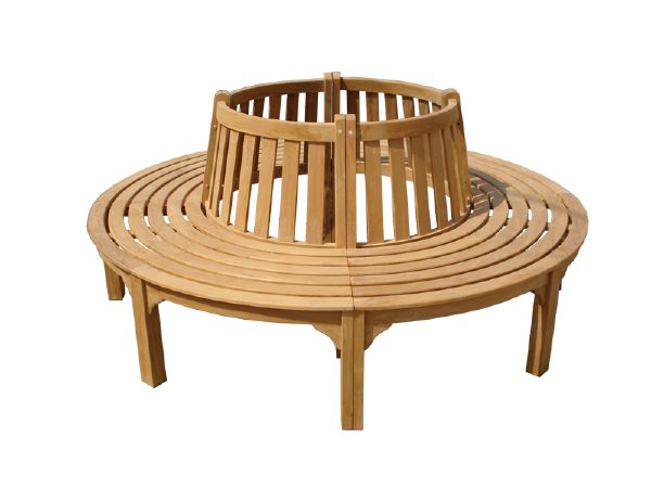Small Circular Teak Tree Bench