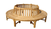 Large Circular Teak Tree Bench