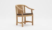 Winchester Teak Garden Carver Chair with Taupe Cushion