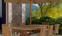 Deluxe Extending Table & 8 Winchester Chair Set