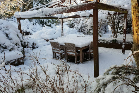 Can You Leave Teak Garden Furniture Outside in Winter?