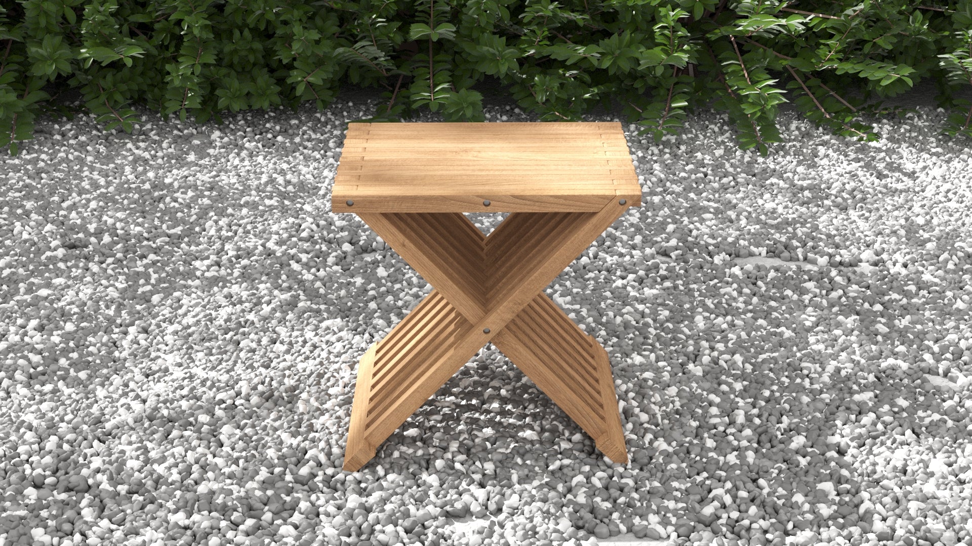 SALE -Teak Coffee Table / Stool (23081)