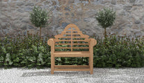 Lutyens Teak Lounge Garden Chair Front View