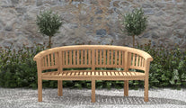Gloucester Teak Crescent Bench