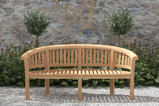Gloucester Teak Crescent Bench