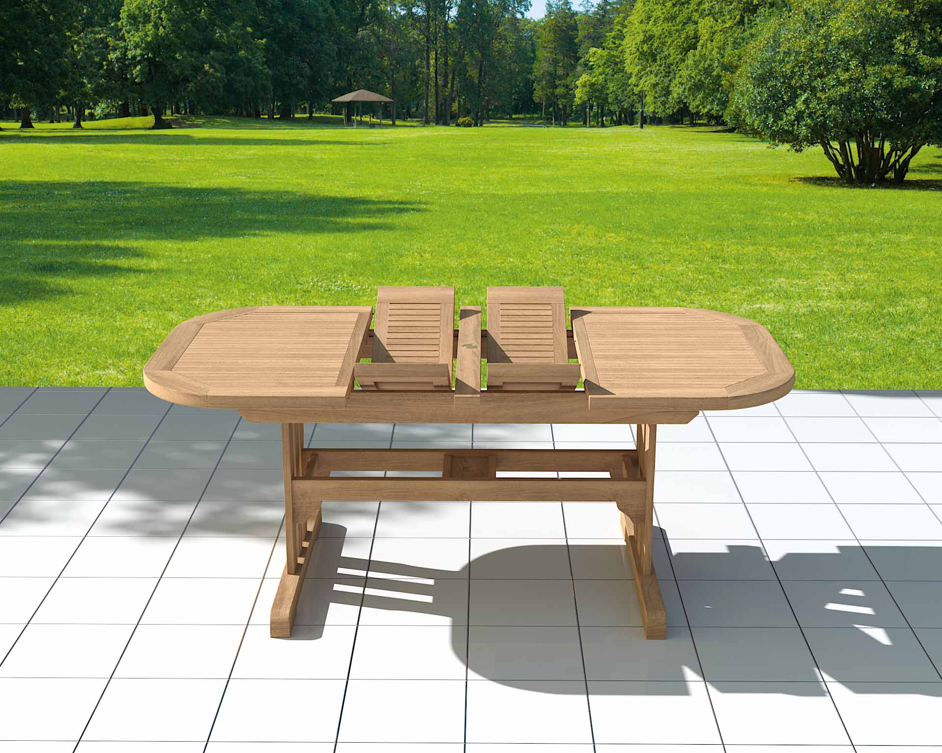 Garden Deluxe Extending Table