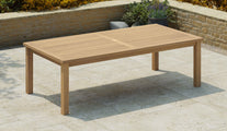 120 x 240cm Teak Fixed Rectangular Garden Dining Table