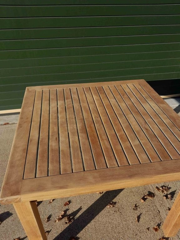 SALE - Square Garden Teak Table 100cm (4 Seater) 23001