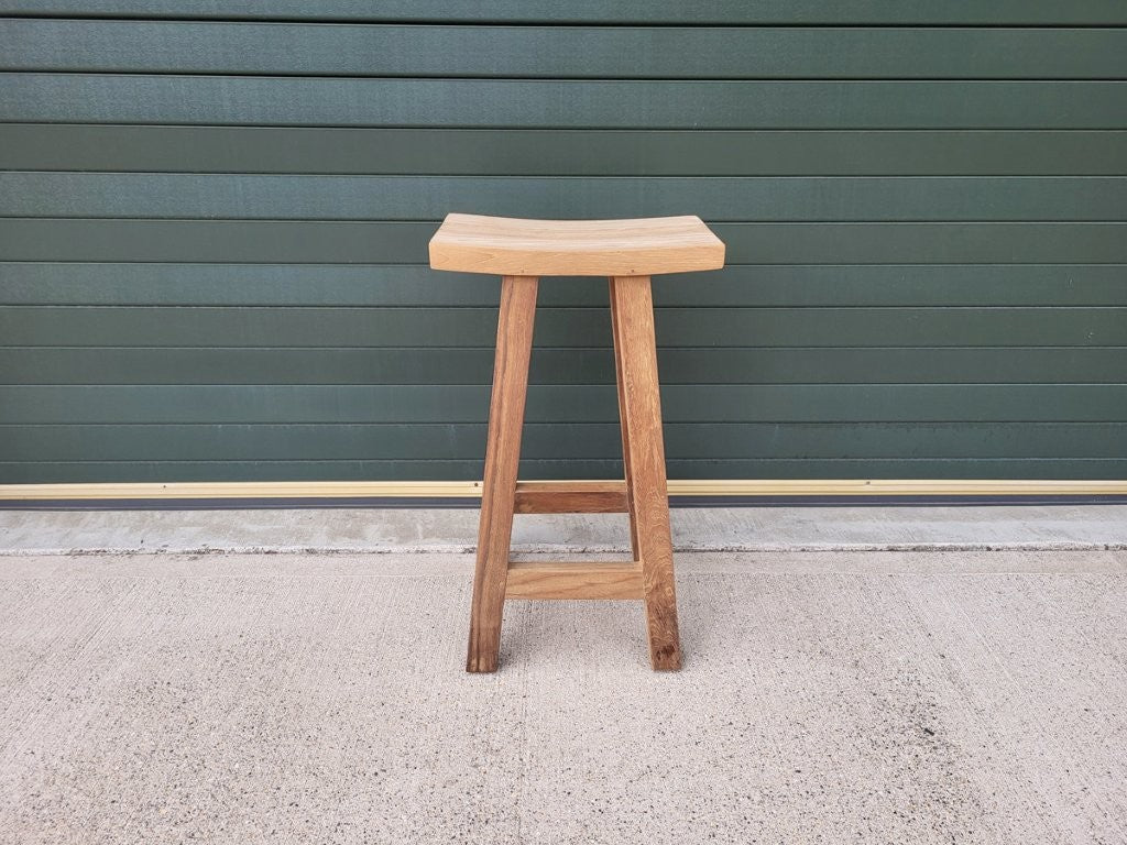 SALE - Natural Teak Bar Stool (23032)