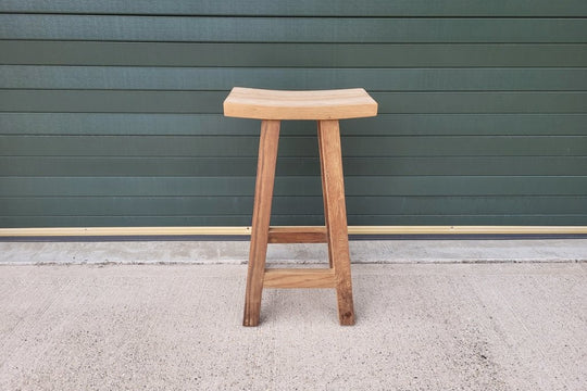 SALE - Natural Teak Bar Stool (23032)