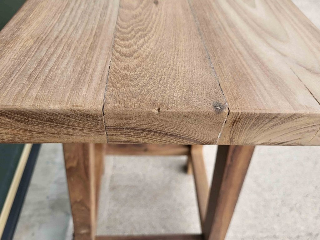 SALE - Natural Teak Bar Stool (23032)