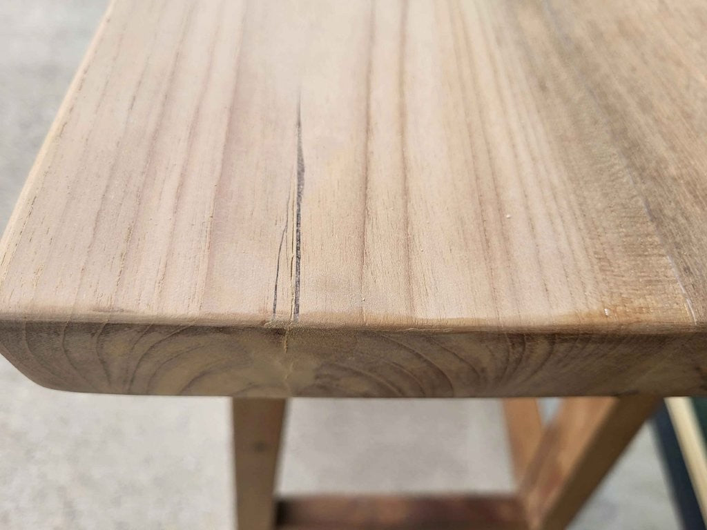 SALE - Natural Teak Bar Stool (23032)