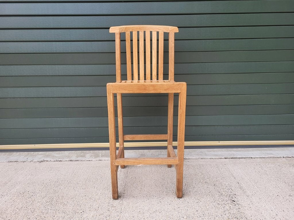 SALE - Winchester Teak Bar Chair - Without Arms - Discontinued style (23031)