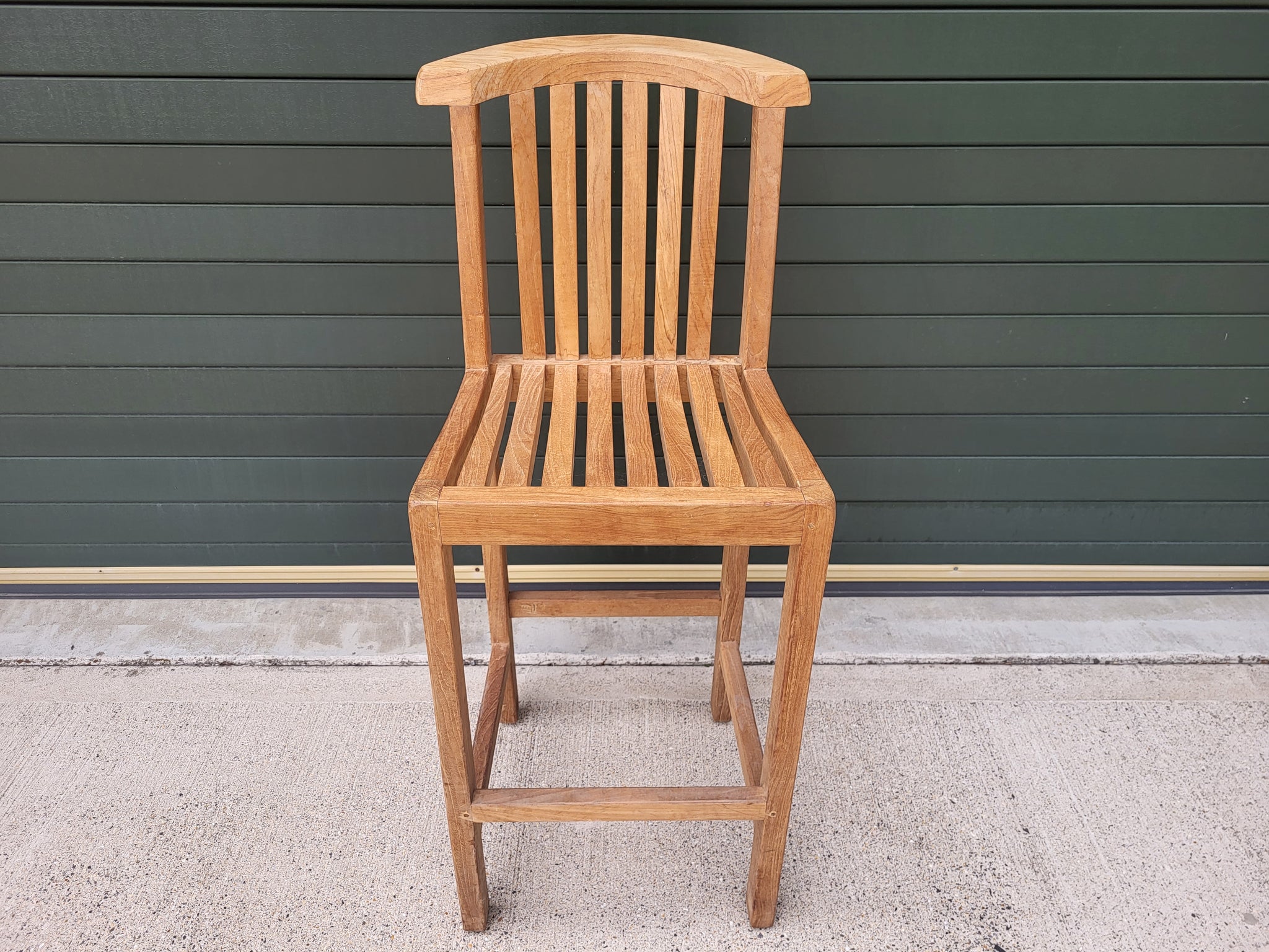 SALE - Winchester Teak Bar Chair - Without Arms - Discontinued style (23031)