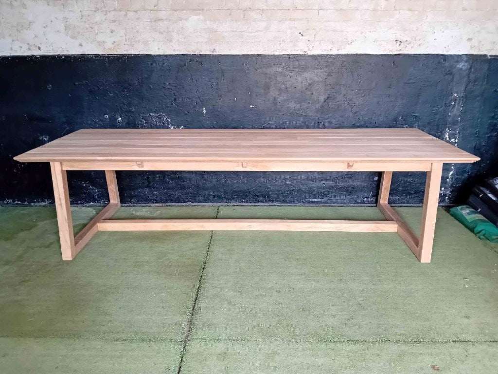 SALE - Belgravia Teak Rectangular Table 300cm (23033) 10-seater