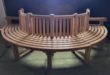 SALE - Semi-Circular Tree Bench with arms 195cm (23019)