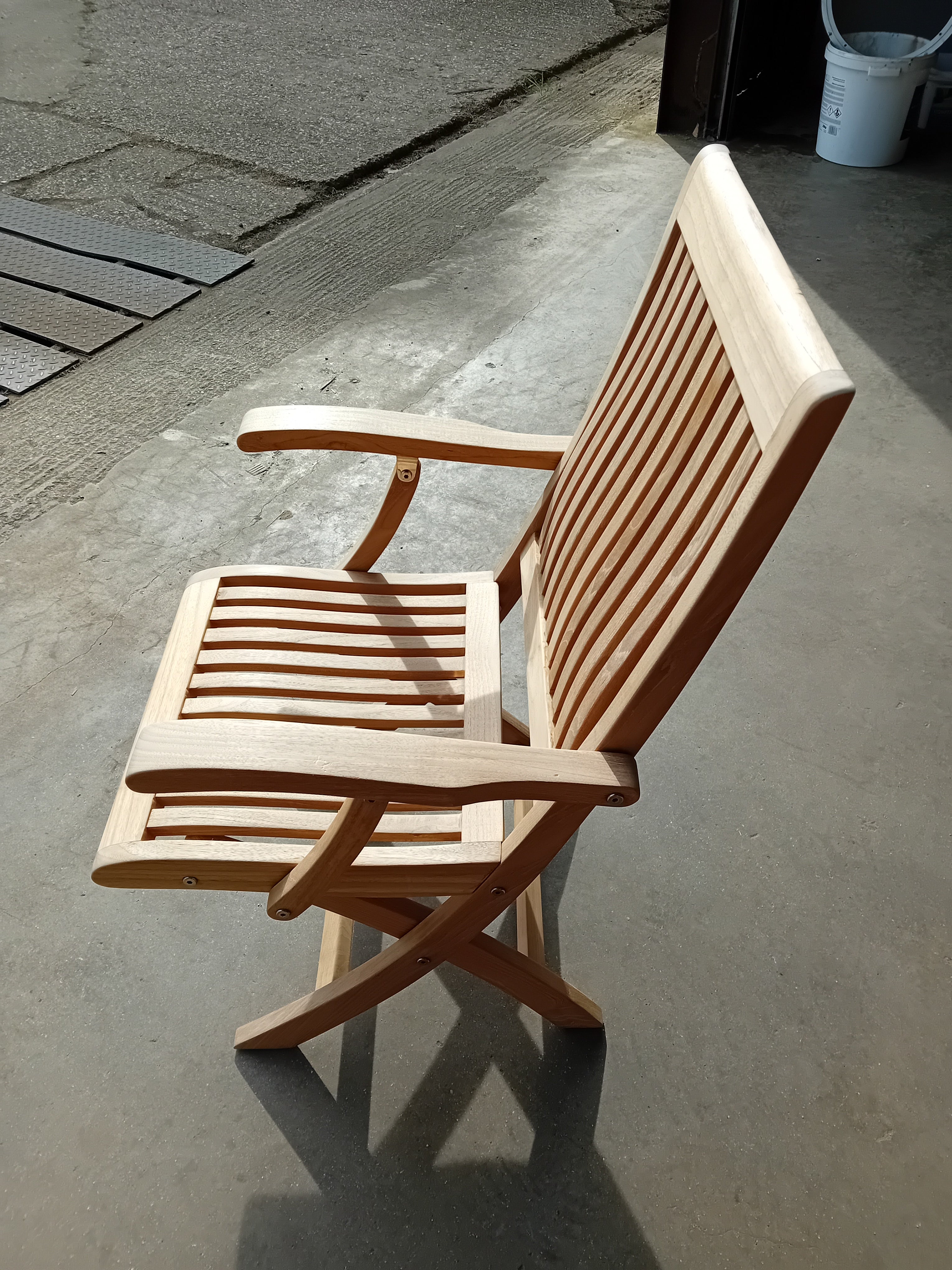 SALE - Ripon Teak Folding Carver Chair (23070)