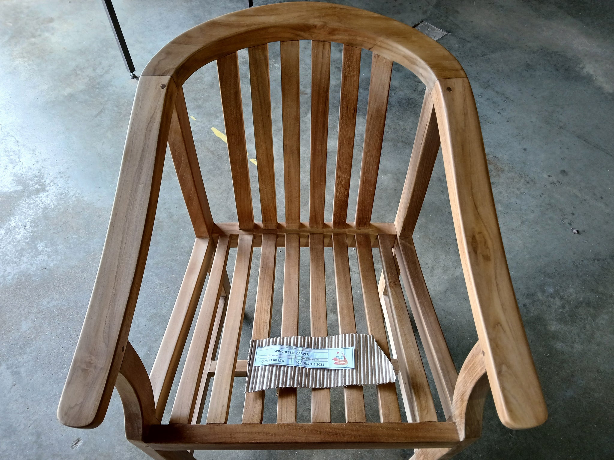 SALE - Winchester Teak Garden Carver Chair (23078)