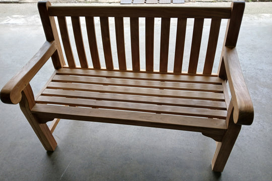 SALE - Salisbury Teak Bench 130cm (2 Seater) (23084)