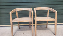 Chic Teak carver chairs