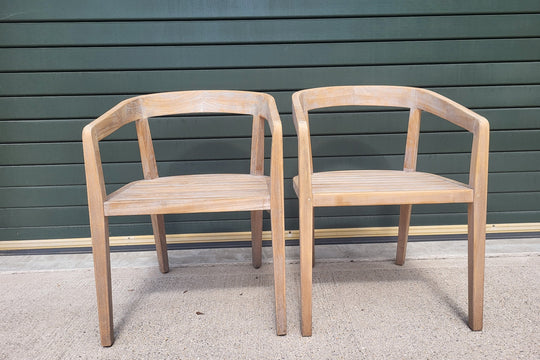 Chic Teak carver chairs