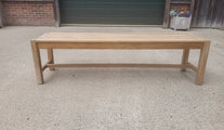 Chic Teak backless garden bench
