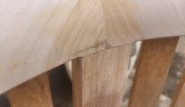 Close up of grade a teak