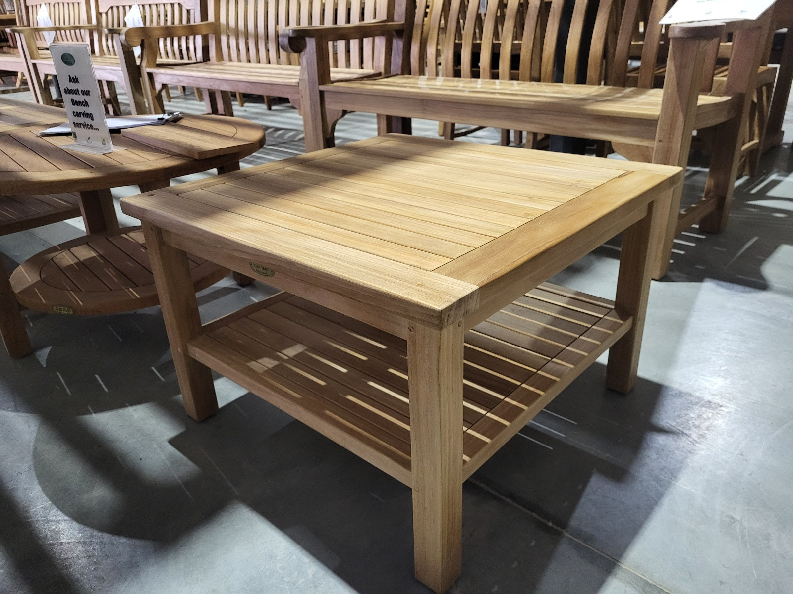 SALE - Teak Coffee Table Square 70 x 70cm (26003)