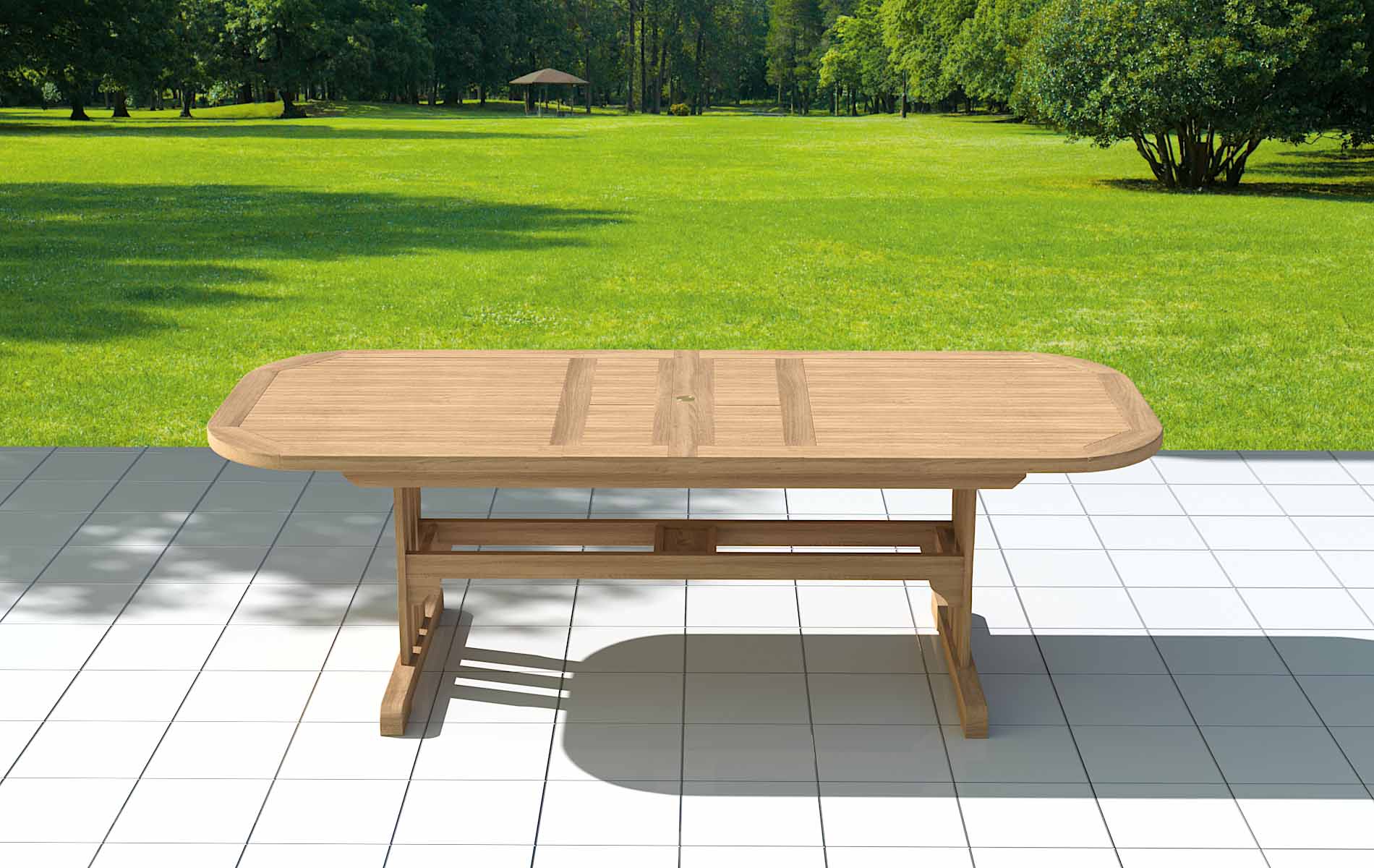 Garden Deluxe Extending Table