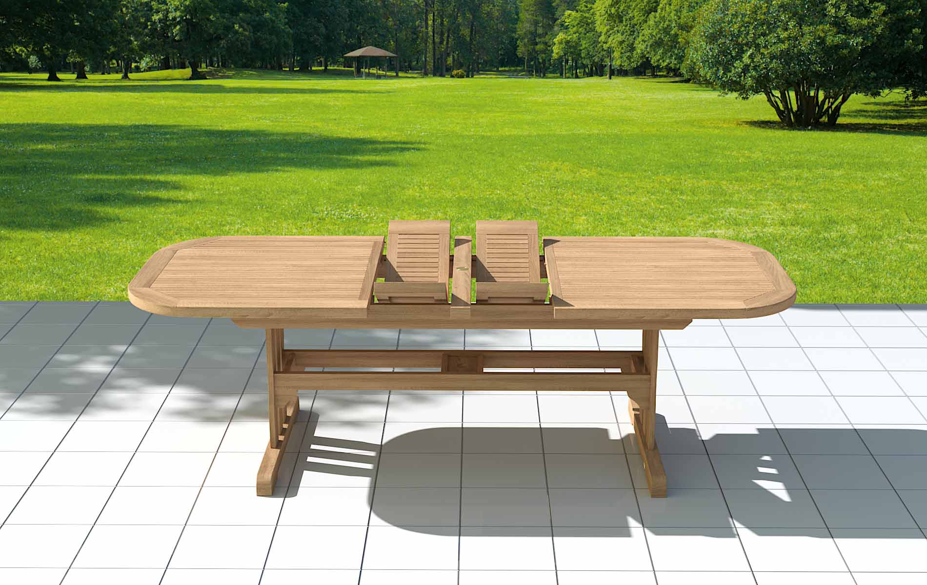 Garden Deluxe Extending Table