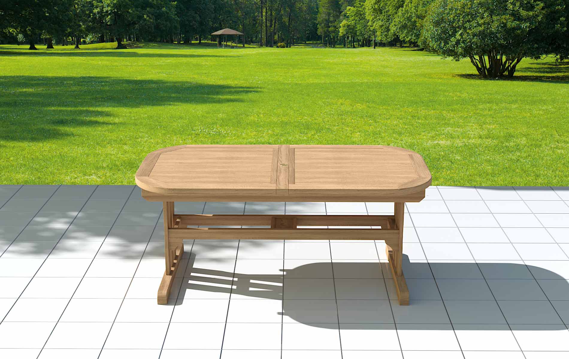 Garden Deluxe Extending Table