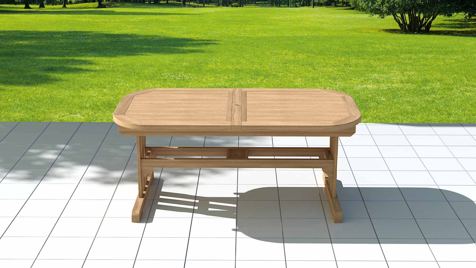 Garden Deluxe Extending Table