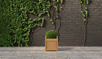 Teak Small Square Planter 45 x 45cm 
