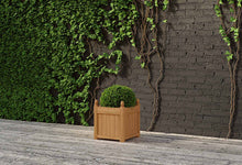 Teak Small Square Planter 45 x 45cm 