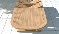 Garden Deluxe Extending Table