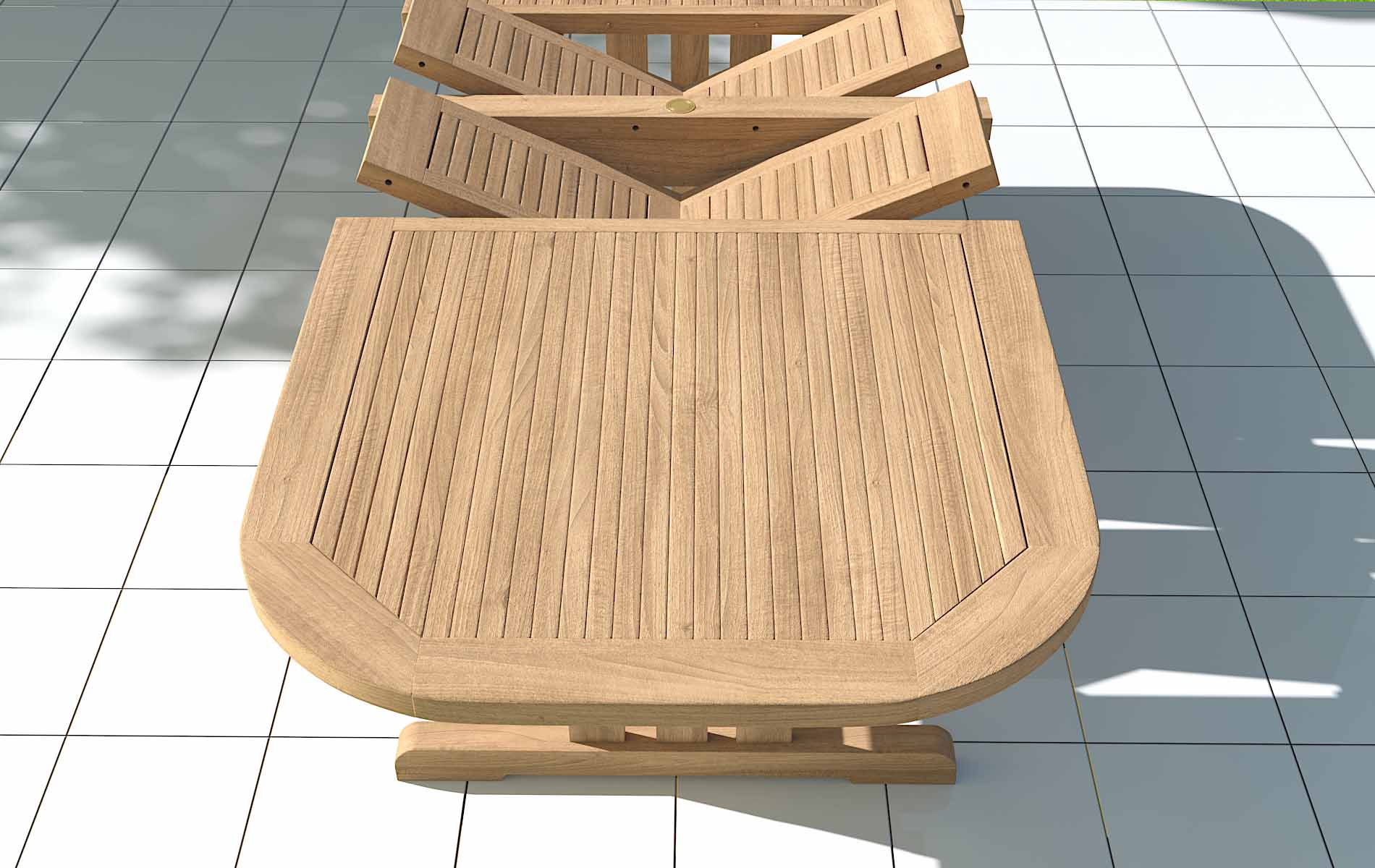 Garden Deluxe Extending Table