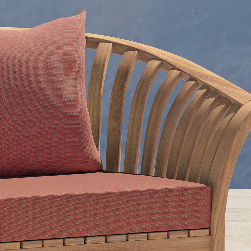 Our Ascot lounge furniture with Amber scatter and seat cushions