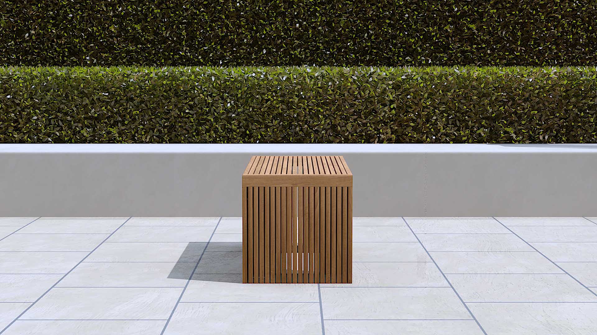 Mayfair Teak Garden Stool