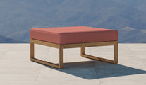 Buckingham footstool with Amber cushion