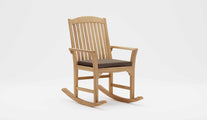Balmoral Teak Rocking Chair with Taupe Cushion