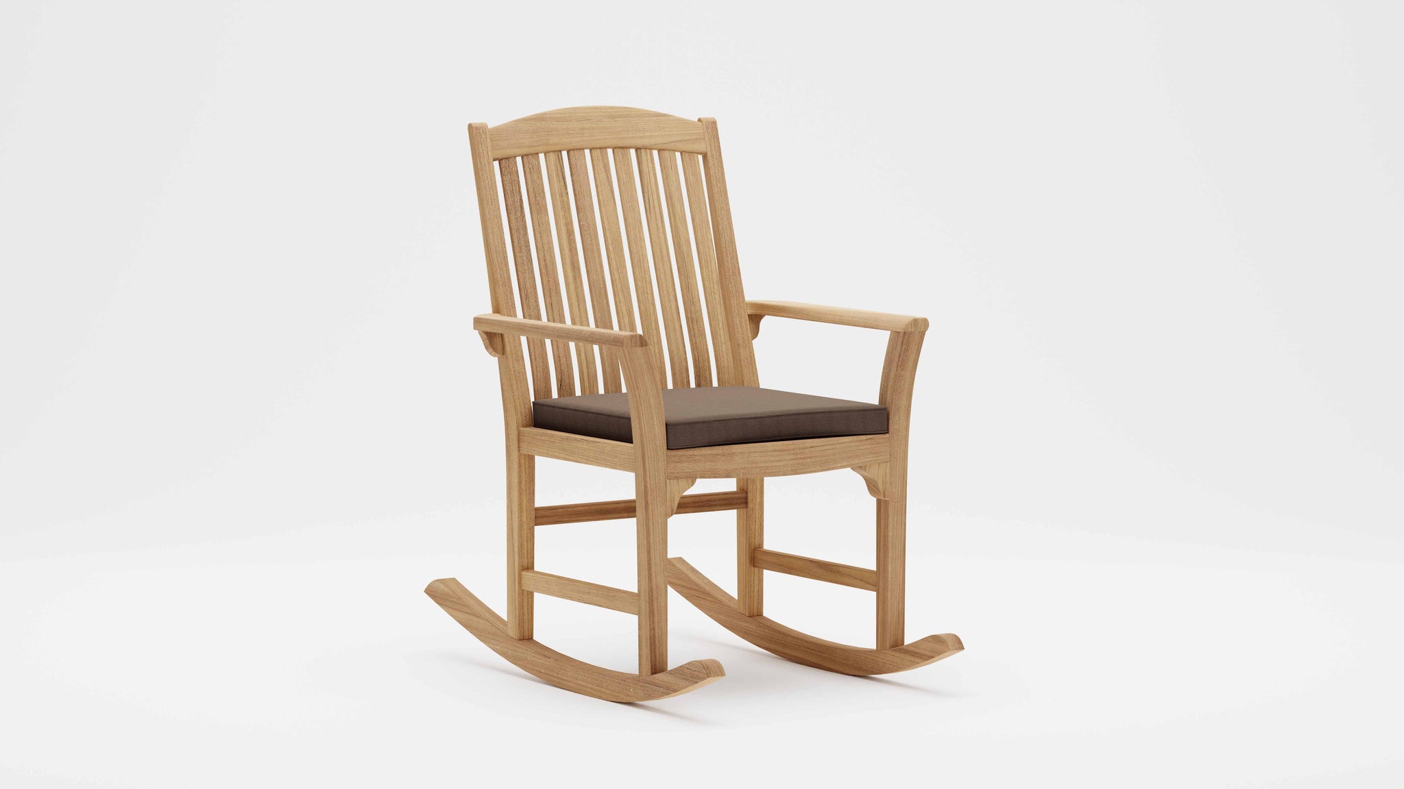 Balmoral Teak Rocking Chair with Taupe Cushion