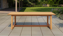 Belgravia Teak Garden Dining Table 240cm Front View