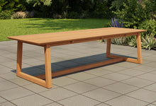 Belgravia Teak Garden Dining Table 300cm Angled View