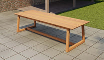 Belgravia Teak Garden Dining Table 300cm Front Angled View