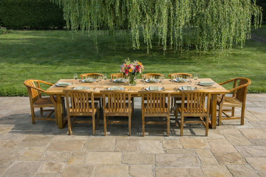 Belgravia Table & Winchester Chairs in Garden