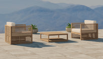 Buckingham Lounge Chairs with Square Coffee Table