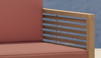 Our Buckingham lounge furniture with  Amber and Amber seat and Back Cushions