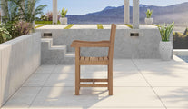 Salisbury Teak Garden Carver Chair Side View